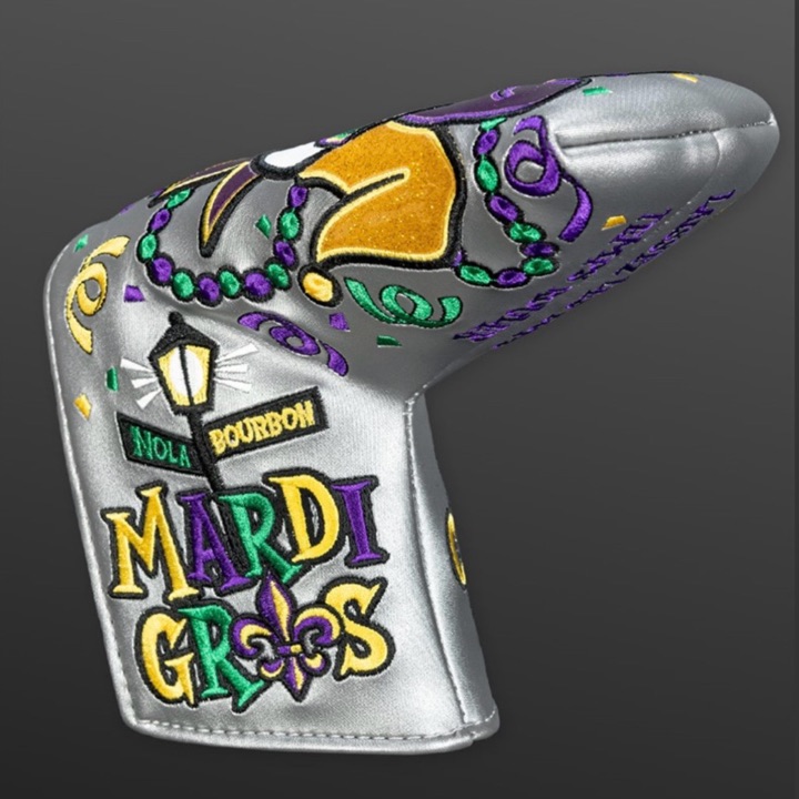Scotty Cameron 2025 Johnny Jester Mardi Gras Head Cover