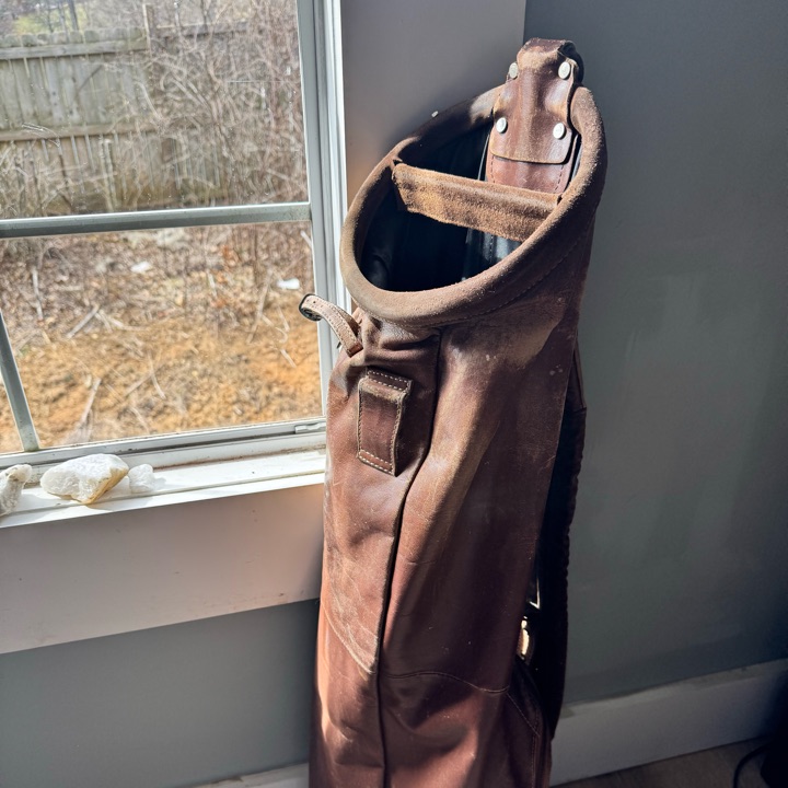 Sun Mountain Leather Sunday Bag
