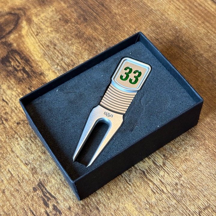 Outil De Réparation De Divot Et Marqueur De Balle Tyson Lamb Simmons – Noir Et Blanc