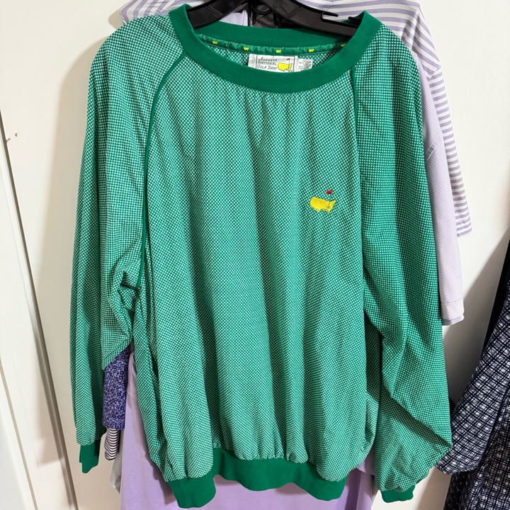 Vintage Augusta National Masters Pullover Green