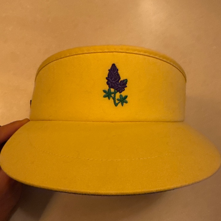 Imperial Tour Visor Bluebonnet Edition Yellow