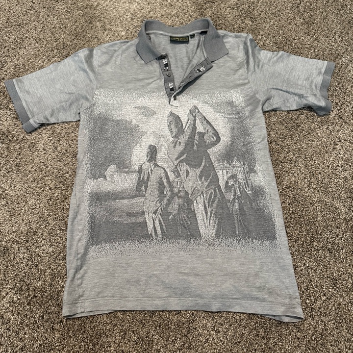 Vintage Bobby Jones Golf Polo - Mens M - British Open Graphic