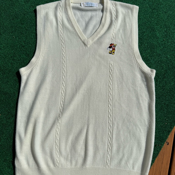 Vintage Mickey Mouse Golf Sweater Vest