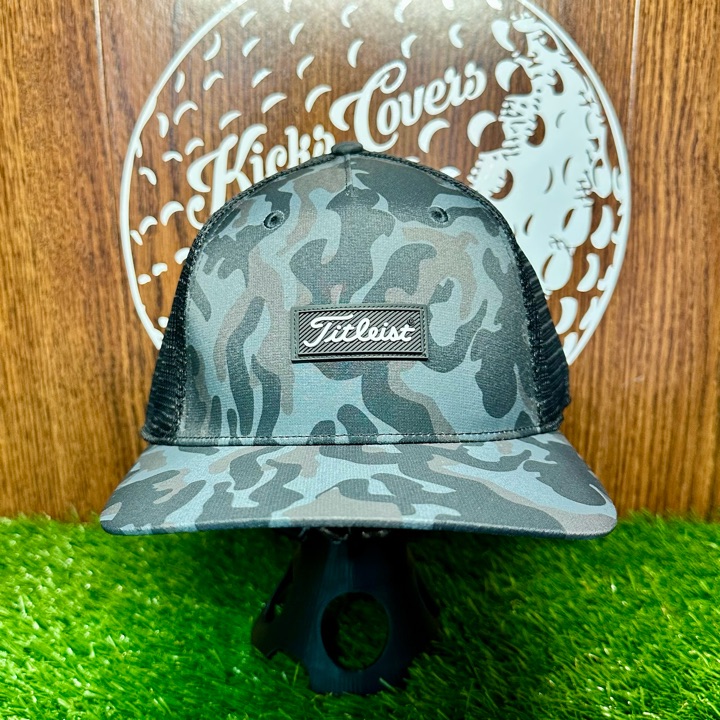 Casquette De Golf Scotty Cameron Gallery Cali - Noir Camouflage Rouge, Ajustable Neuve