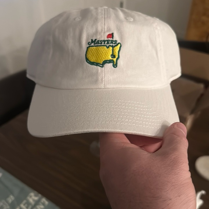 Masters White Dad Hat