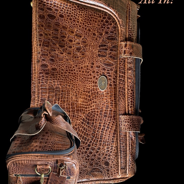 Duffel bag leather Golf Shoes bag