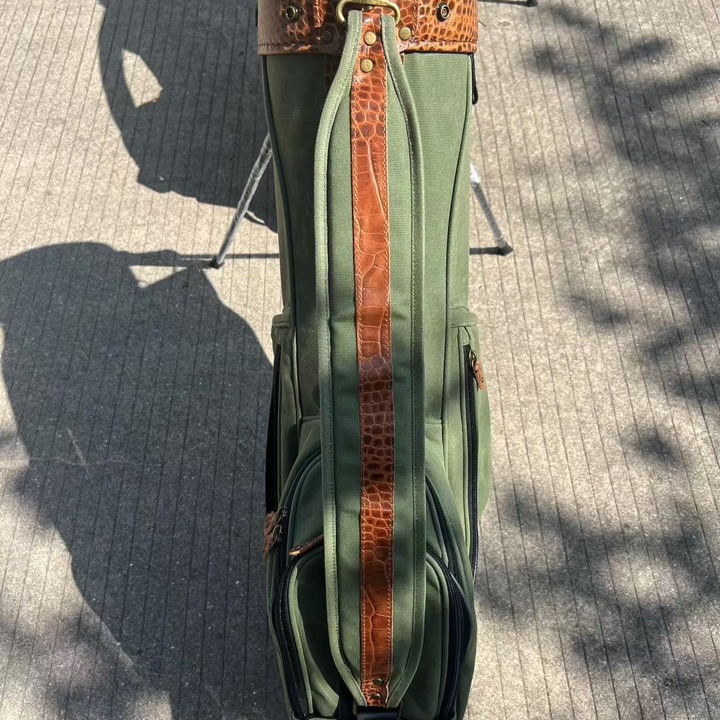 Stand bag Canvas and leather stand / carry | MULLIE Golf