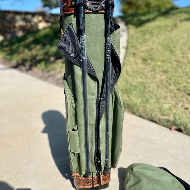 Stand bag Canvas and leather stand / carry | MULLIE Golf