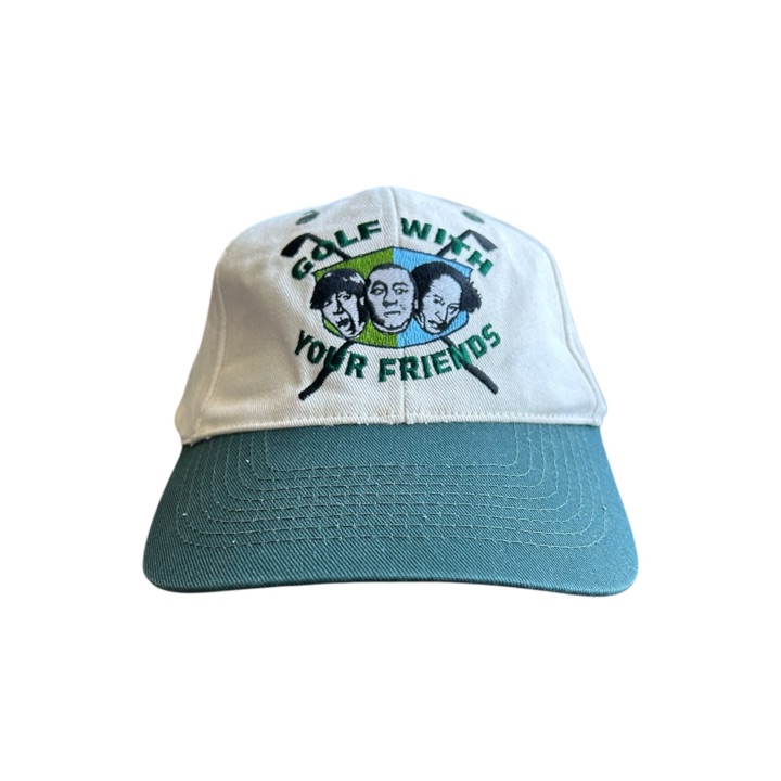 Vintage The Three Stooges “Golf With Your Friends” Two-Tone Snapback Hat