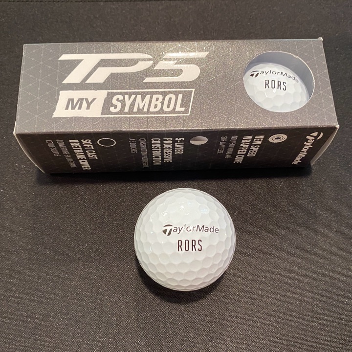 LIMITED EDITION “RORS” Taylormade TP5 golf balls (3)