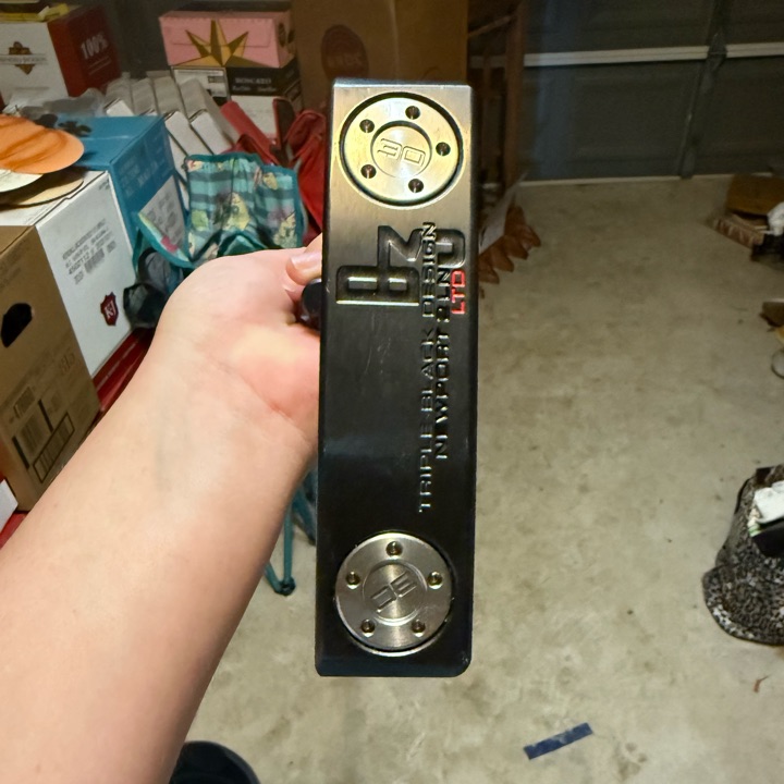 Scotty Cameron triple black daddy long neck