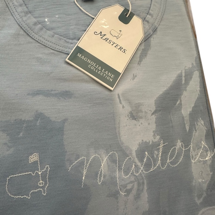 NWT Masters Magnolia Lane Collection Stitched Golf T-Shirt