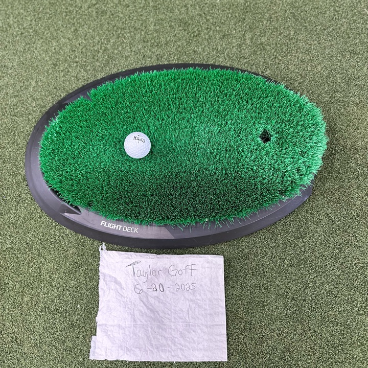 Fiberbuilt Flight deck golf hitting pad