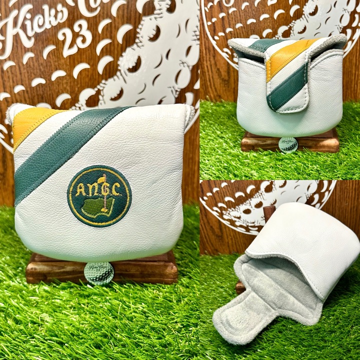 Augusta National Golf Club Members Only ANGC Putter Cover White Mallet Stripe