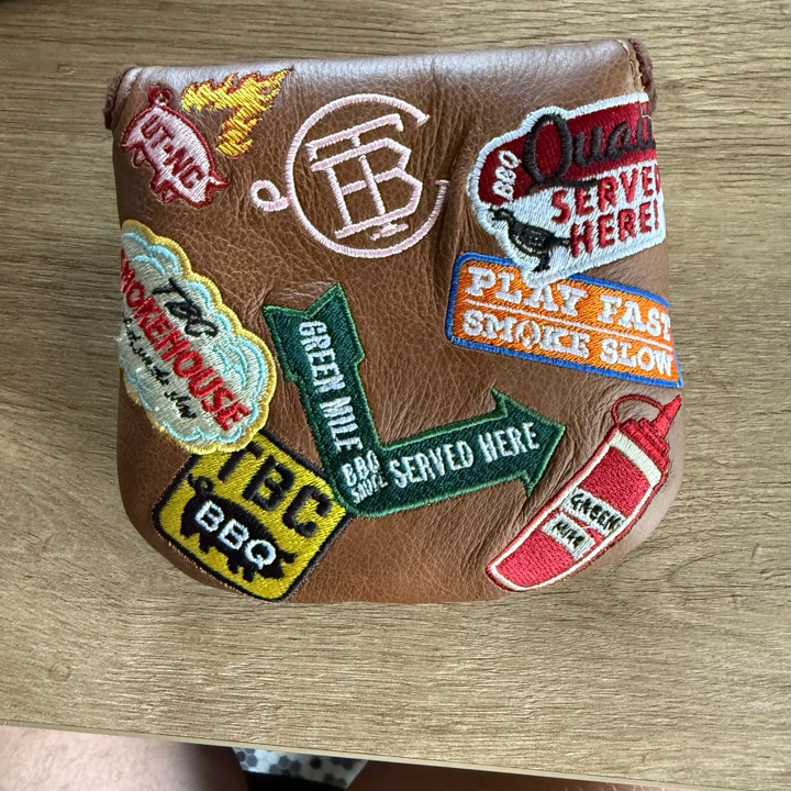 The Buck Club 2025 PGA Champ BBQ Theme Mallet Putter Cover