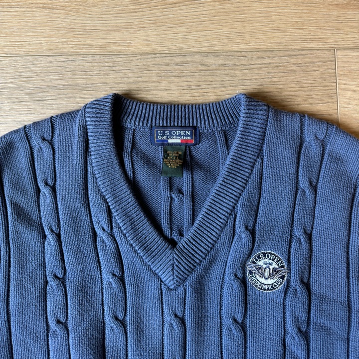 Vintage 1998 US Open at The Olympic Club Knit Golf Vest