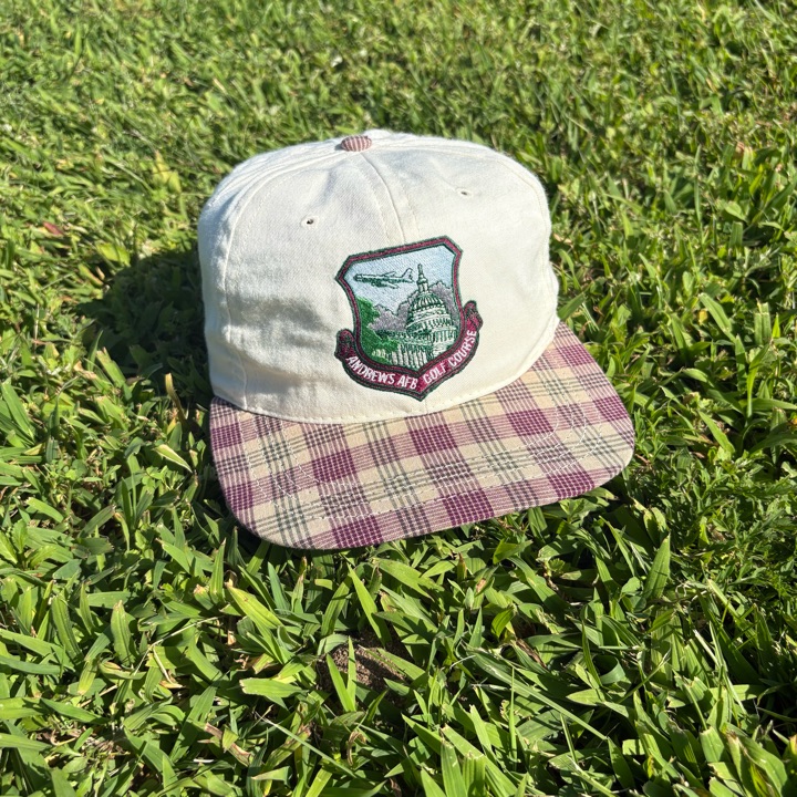 Vintage Andrews AFB golf course strapback hat by Duckster MULLIE