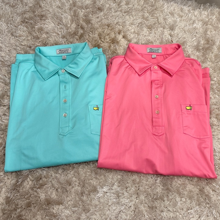 Masters x Peter Millar polos, size XL