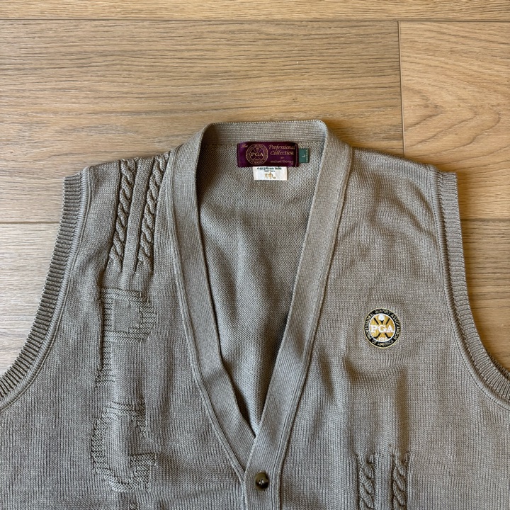 Vintage PGA Cardigan Golf Vest