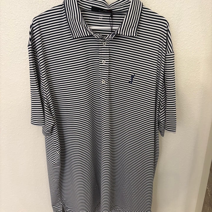 NWT RLX Ralph Lauren The Players Championship Polo Shirt Blue