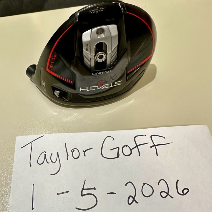 Tête De Driver TaylorMade Stealth2 – 9° – Main Droite – Très Bon état – Avec Couvre-tête
